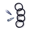 Picture of CLICK CLACKS & ELASTICS NAVY BLUE SET